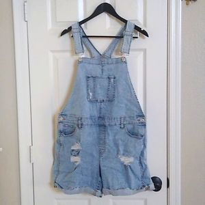 Denim overalls